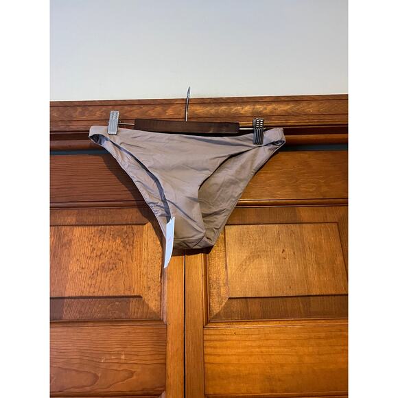 NWT Andie Women's The Cheeky Bikini Bottom Smooth Stone Size M - Picture 2 of 10